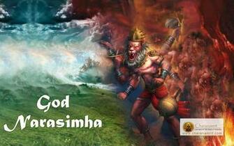 God Narsingh Angry Colorful 3d HD Wallpaper For Width