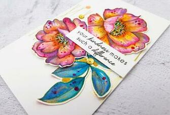 No Line Watercoloring Altenew Wallpaper Art Stamp Set Alex