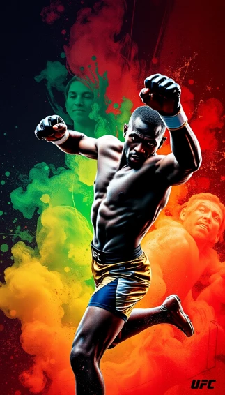 Israel Adesanya Phone Wallpaper