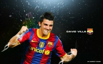 David Villa Fc Barcelona Wallpaper