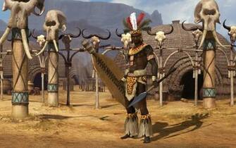 Shaka Of The Zulus Sid Meier S Civilization V Wallpaper Game