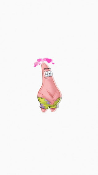 Patrick Star Wallpaper Kartun Disney Lucu