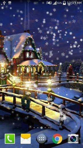 Snow Night City Live Wallpaper Android Apps On Google Play