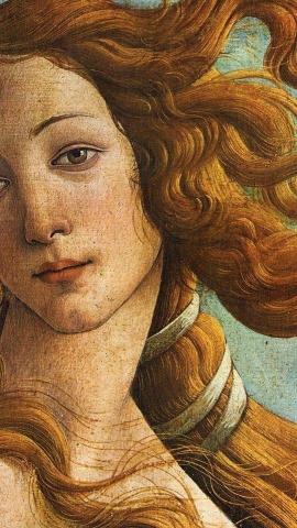 La Nascita Di Venere By Botticelli Classic Art Wallpaper