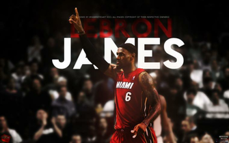Lebron James Dunk Heat Wallpaper