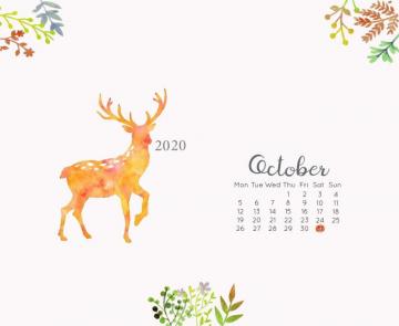 October Wallpaper