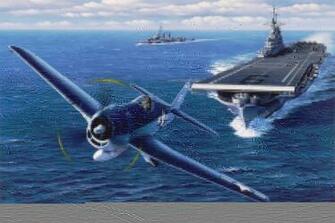 Airplane Aviation Art Painting Ww2 War Wallpaper