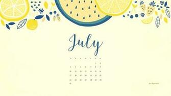 July Calendar Desktop Wallpaper Calendars