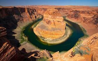 Horseshoe Canyon River In Utah Usa Wallpaper HD