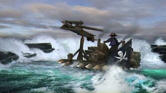 Pirate Raft Wallpaper From Out Of Reach Gamepressure