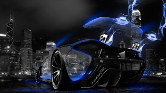 Neon Blue Wallpaper
