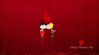Happy Kiss Day HD Wallpaper