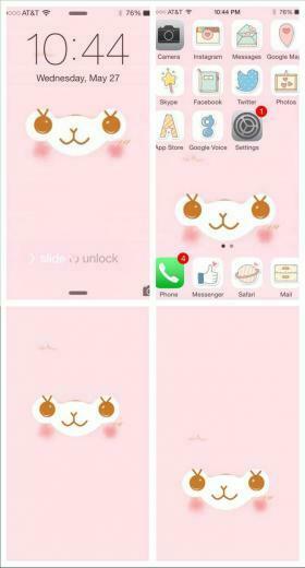 Alpacasso Facial Mobile Wallpaper Pink By Jellysfancy
