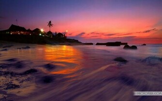 Most Beautiful Beach River And Mountains Sunset Desktop Wallpaper