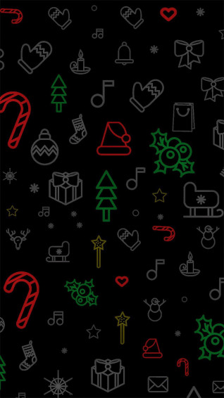Less Vibrant Version Of The Christmas Wallpaper Circulating Around