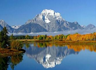 HD Wallpaper Mountain Trees Autumn Lake Desktop