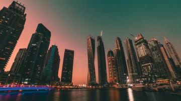 Marina Dock Dubai David Rodrigo Laptop Wallpaper