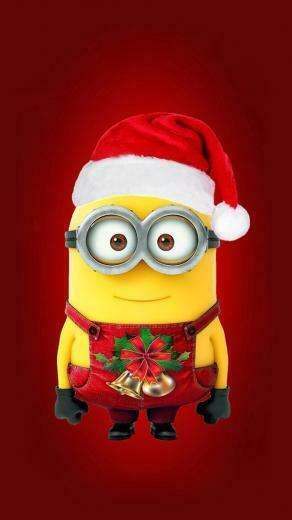 Minions Christmas Wallpaper iPhone
