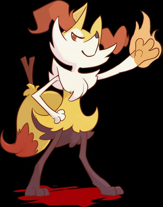 Braixen By Xyrafhoan