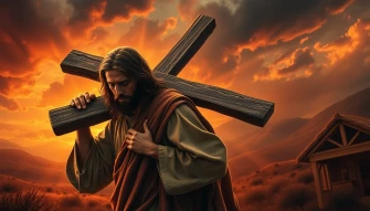 Jesus Carrying The Cross Wallpaper