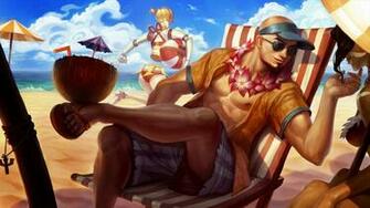 Lee Sin Pool Party League Of Legends 8v HD Wallpaper