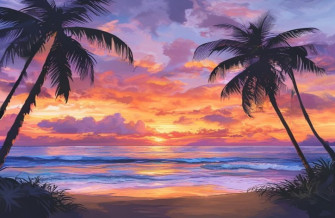 Hawaii Sunset Wallpaper