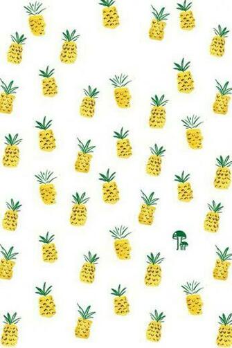 Fruts Hipsters Pineapple Vintage Wallpaper