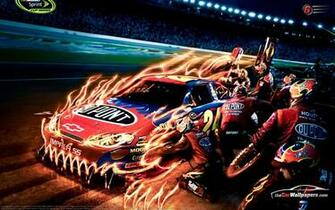 Sport Cars Photomanipulations Impala Chevy Race Car Background