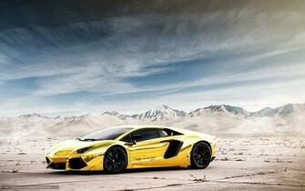 Gold Lamborghini Wallpaper