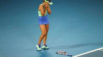 Australian Open Sofia Kenin Defeats Garbi E Muguruza For Her