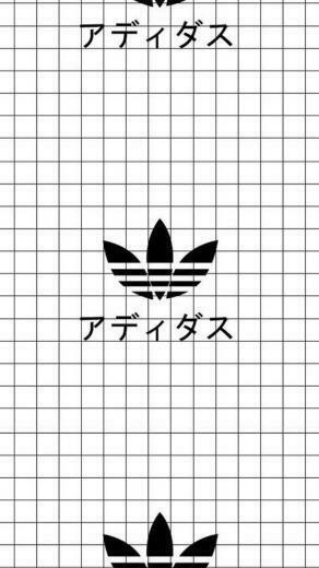 HD Adidas Grid Wallpaper Black