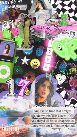 Olivia Rodrigo Home Cute Wallpaper Photo Wall Collage