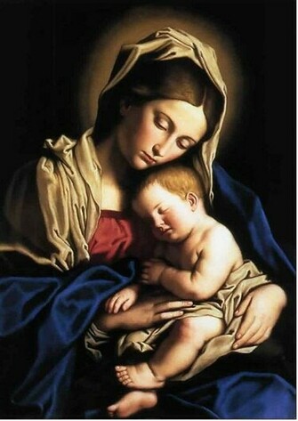 Jesus Christ And Mary Wallpaper HD Background
