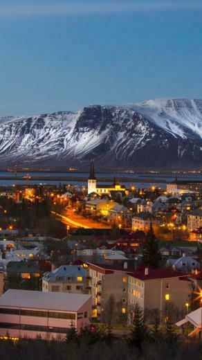 Reykjavik Urban Landscape Wallpaper HD
