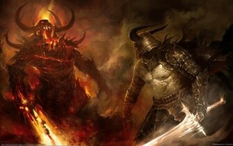 HD Good Vs Evil Warrior Version Wallpaper