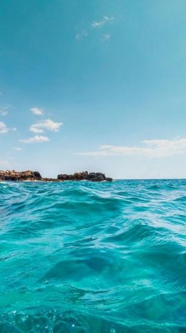 Aesthetic Teal Wallpaper On