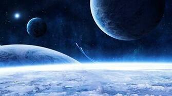 Blue Space Wallpaper X Wallpaperlayer