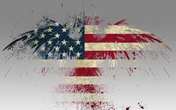 HD Redneck Wallpaper Red White Black Eagle