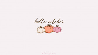 Cute October Desktop Wallpaper