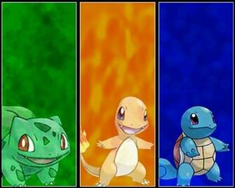 Kanto Starter Wallpaper By Kevandre