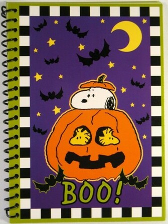 Snoopy Halloween Spiral Notebook