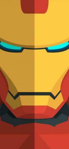 Wallpaper Iron Man Minimal Superhero iPhone