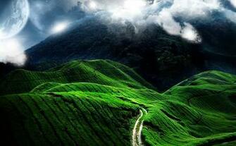 Green Mountains Nature Wallpaper