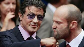 Sylvester Stallone And Jason Statham Male Celebrities