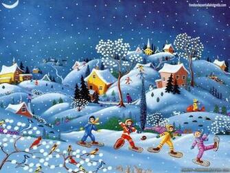 Kids Winter Christmas Wallpaper HD Widescreen Gratis