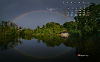 Desktop Wallpaper August Virginia Tech X