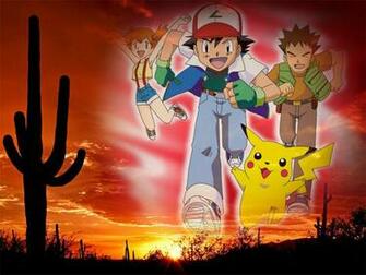 Ash Misty Brock Sunset Wallpaper By Weissdrum