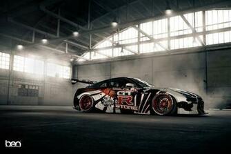 Liberty Walk Nissan Gt R Cars Coupe Modified Phone Wallpaper For HD