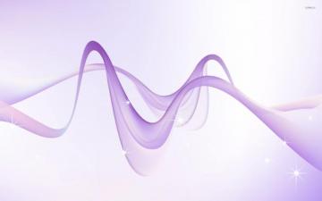 Purple Wave Sparkling Waves Wallpaper Abstract