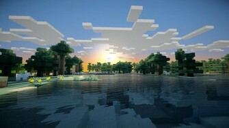 Sunrise Minecraft Wallpaper